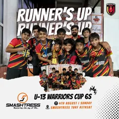Finishing as runner's up in the U-13 Warriors Cup shows our young players' incredible resilience. After losing their first game, they fought back to reach the final, a true display of the elite mentality.