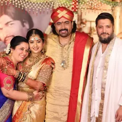 A beautiful family picture from Sonal and Tharun's wedding. I was so happy to be there and to have designed the outfits for Sonal, my husband Ammith, and myself for this special day.