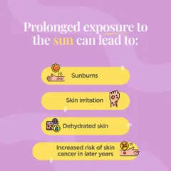 Prolonged sun exposure can lead to sunburns, skin irritation, and dehydration. More importantly, it increases the risk of skin cancer in later years. Making sunscreen a habit is a crucial investment in your child's future health.