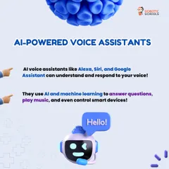 AI-powered voice assistants like Alexa and Siri use machine learning to understand and respond to your voice. We teach the principles behind this amazing technology.