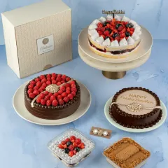Celebrate the special bond with your sibling with our Raksha Bandhan collection, featuring fresh berry cakes, dessert tubs, and beautifully crafted rakhis.