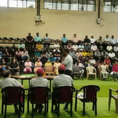 Another view of the parent-coach meeting. Open communication ensures that parents understand their role in supporting their child's training, nutrition, and mental well-being.