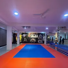 Another view of our studio, highlighting the clean, well lit environment and the range of equipment available. We maintain a professional setting for all our martial arts and gymnastics programs.