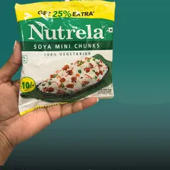 Soya chunks are a vegetarian protein powerhouse. With 52 grams of protein per 100 grams, they are one of the most efficient ways to meet your daily protein needs.