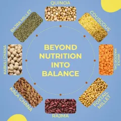 We go beyond simple nutrition and into balance. Our bowls feature a variety of complex carbs and proteins like quinoa, bajra millet, kabuli chana, and rajma.