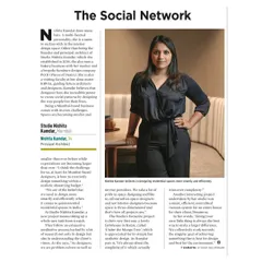 A profile from our Forbes India feature, titled "The Social Network". It speaks to our belief in designing residential spaces more smartly and efficiently, and our process of taking on a new project from scratch to understand the client's vision deeply.