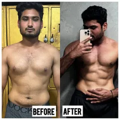 A 100% natural transformation that proves you don't need shortcuts, just a smart plan. We focused on clean nutrition and progressive overload to achieve this defined, muscular physique. The results speak for themselves.