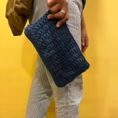 An old clutch that has seen many parties now has a fresh look. I gave it a complete crochet makeover using a deep blue yarn and a textured tulip stitch. It feels so good to reinvent a pyaara old item and get it ready for its next chapter.