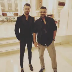 A memorable moment captured with the musical maestro, Atif Aslam. I have had the honor of collaborating and sharing the stage with artists who have defined a generation of music.