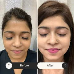 The results of the Miracle Facial speak for themselves. This client's skin is visibly refreshed, radiant, and rejuvenated. I always emphasize proper aftercare to help you maintain that beautiful glow long after you leave the salon.