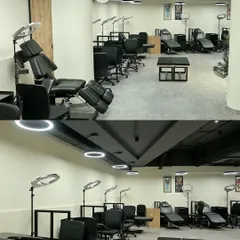 A closer look at our fully-equipped piercing and tattoo stations. Each station is set up with hygiene and precision in mind, featuring adjustable chairs and bright, clear lighting for the best results.