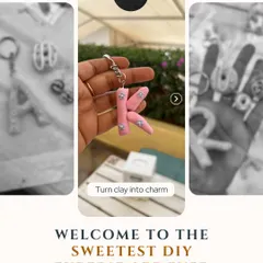 Turn clay into a charming personalized accessory. In this workshop, we create custom initial keychains that are as unique as you are.