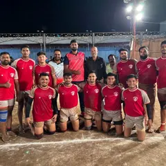 Our team after reaching the finals of the Mumbai district championship, a result of relentless training.