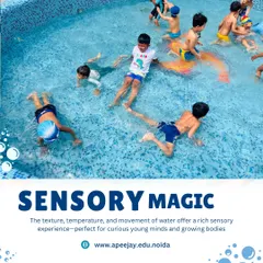 Water play offers a rich sensory experience, perfect for curious young minds and growing bodies, as they feel the texture and temperature of the water.