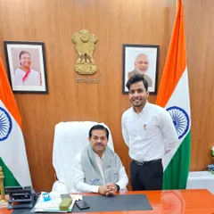 It was an honor to meet Shri B. L. Verma ji, the Minister of State. He shared his best wishes for my future in the legal profession. This meeting was a great source of encouragement for me to continue my work in making law accessible for everyone.