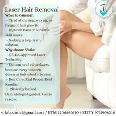This guide explains when to consider laser hair removal and why my clinic is the right choice. I use USFDA-approved technology and create custom packages to ensure real, dermatologist-guided results.