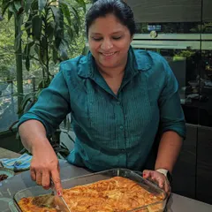 Food for me is tied to my happiest memories, and I started Travancore Tasties to share that feeling with you. Here I am, serving up a bread pudding, a dish that reminds me of my childhood and the big family feasts my Amma used to cook.