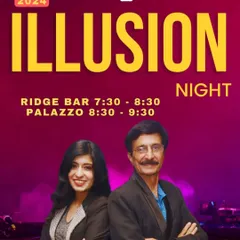 Getting ready for another night of mind-blowing illusions at the Malabar Hill Club. My dad Mhelly and I love performing our duo show here.