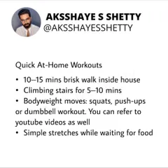 This series is dedicated to housewives. I provide practical tips for eating smart with portion control, finding time for quick at-home workouts, and understanding why prioritizing your health is the best thing you can do for your family.