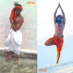 A look back at my journey from 2010 to 2022. This transformation reflects over a decade of dedicated practice and study, a path that has shaped me as both a yogi and a teacher.
