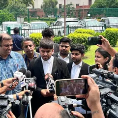 Addressing the media, including ANI, outside the Supreme Court after a hearing. I believe in transparently communicating the legal position on matters of public interest.