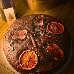 My Chocolate Mulled Wine Cake is pure Christmas comfort. I infuse red wine with fresh fruits and whole spices, pour it into a rich chocolate batter, and bake it to perfection. The aroma of cinnamon and spiced wine filling the kitchen is just heavenly.