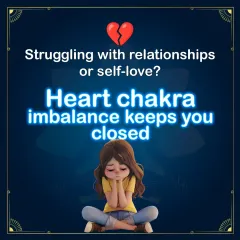 If you are struggling with relationships or a lack of self-love, your Heart Chakra may be imbalanced. A closed heart chakra prevents love from flowing in or out freely.