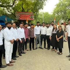 At Jantar Mantar, standing in solidarity with our wrestlers during their protest. As lawyers, we must support the fight for justice everywhere.
