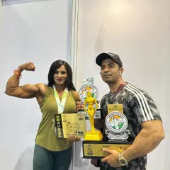 Another dream realized. Celebrating with my athlete Priya Shah after she earned her IFBB Pro Card. This is a life-changing achievement that we work towards with relentless focus.