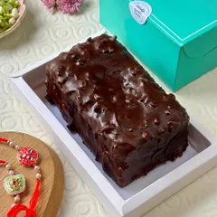 My Ragi & Jaggery cake, beautifully packaged and ready for gifting. It's a thoughtful and delicious present for health-conscious loved ones.