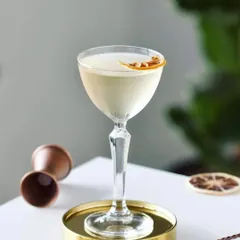 Another creation for Plaka Cyberhub. This elegant sour in a vintage coupe glass shows the international style we achieved using local ingredients.