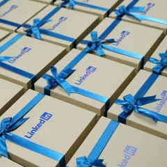 It is always a pleasure to work with leading brands like LinkedIn. I created these custom branded gift boxes to help them appreciate their team, ensuring the packaging reflects their strong brand identity and our shared commitment to quality.