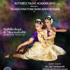 The Rangapravesam, or solo stage debut, is a momentous occasion for any Bharatanatyam dancer. We were honored to present the performance of our dedicated students, Subikshaa and Meenakshi, marking a major milestone in their artistic journey.