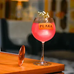 A beautiful gin and tonic from the menu at Plaka Cyberhub. This project involved a full beverage consultancy, creating a unique Greek-inspired cocktail program.