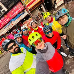 A group selfie from our Christmas community ride. We ride, we laugh, and we make amazing memories together, no matter the occasion.