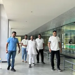A tour of our facility with esteemed guests, including leaders from the medical and sports administration fields. We are proud to showcase our Olympic-standard swimming pool and other world-class amenities.