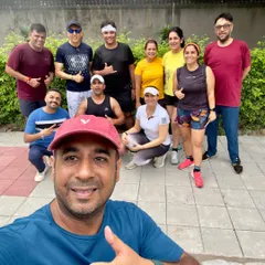 A quick group selfie to capture the post-run high. Our Sunday fun runs are the perfect way to kickstart the day with positive energy and great company.
