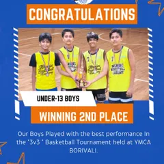 Proud of our Under-13 boys for their incredible performance, winning second place in the 3v3 Basketball Tournament. Even a runner-up finish shows their fighting spirit and proves they are champions in the making.