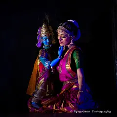 Dance meets puppetry in this special moment from 'Rukmini Parinaya'. I love combining the grace of Bharatanatyam with the charm of traditional Bombeyaata (string puppetry), creating a magical experience that is especially loved by children.