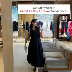 A core part of my philosophy is investing in wardrobe classics over fleeting trendy pieces. I guide my clients to build a foundation of timeless, high quality items that will serve them for years to come.