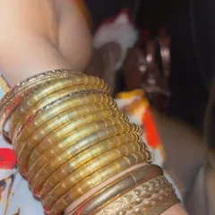 A close-up of my bangles. Life is about being happy for no reason and enjoying the little details.