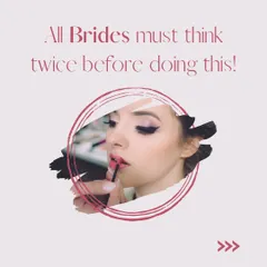 Here are some common mistakes brides make. My top tip is to avoid trying something completely new on your wedding day. Your trial is the perfect time to experiment.