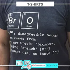 For the brother with a sense of humor, this t-shirt defines "Bro" using elements from the periodic table. It's a nerdy, sarcastic, and fun gift for Rakhi, a birthday, or just because.