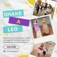 This collage captures the essence of Shake a Leg. It shows the variety of dance styles we teach and the vibrant, supportive atmosphere we create for everyone who walks through our doors.