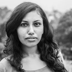A direct and honest black and white portrait. This is from my 'Ignite' series, where I aimed to capture the unfiltered presence of each woman I photographed.