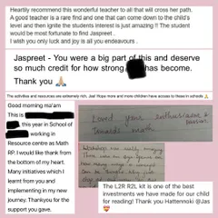 This collection of testimonials from parents and educators speaks to the impact of my work. From building a strong foundation in math to making learning an "eye-opener," these words are the greatest reward.
