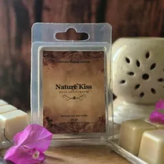 My 'Nature Kiss' wax melts, shown here with a ceramic warmer. If it's too hot to light a candle, these are the perfect solution. No spark, no fire, just fragrance you’ll admire.
