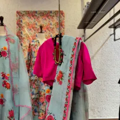 Embracing the season with luxurious fabrics and dreamy florals. This display shows how I pair outfits with the perfect accessories to create a complete look.