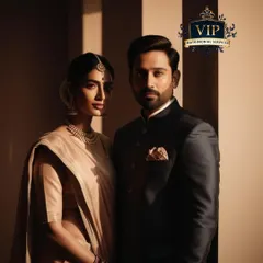 This portrait captures the elegance and grace of an Indian elite couple. My personalized matchmaking service is designed to connect affluent individuals who are looking for an extraordinary, lifelong partnership.