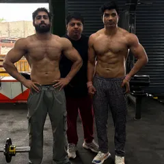 Training time in Mawana. Standing with my athletes, who are dedicated to fitness and achieving their goals.